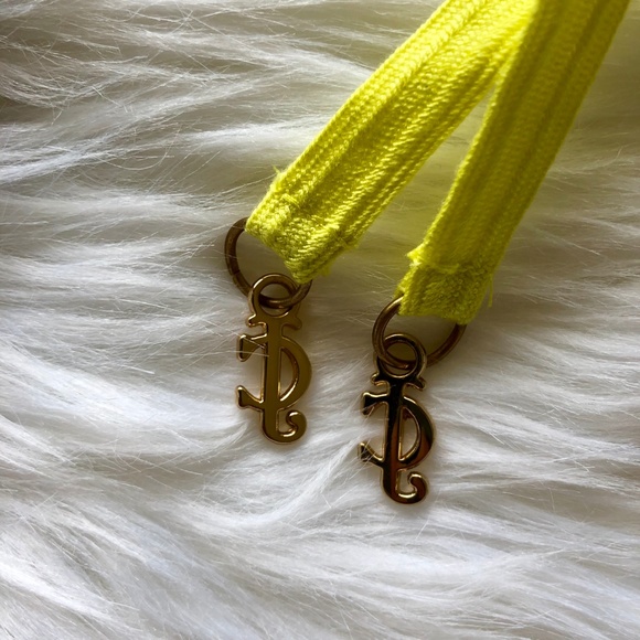 [67] JUICY COUTURE Blue & White Bikini Bottoms - Picture 3 of 7